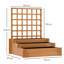 Wood Raised Garden Bed