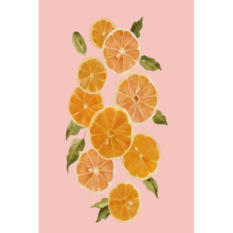" Spring Citrus I " by Emma Caroline Painting Print, 36" H x 24" W