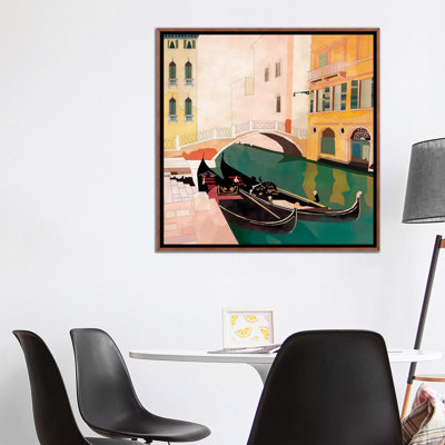 «Venice Gondolas I» par Ana Rut Bré - impression d'art graphique
