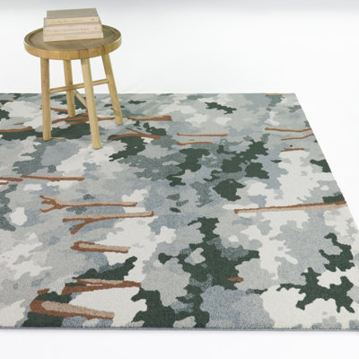 Tapis Arna Blue Forest Tree