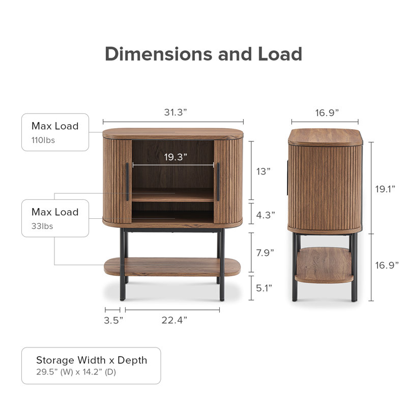 Accent Cabinet, Black