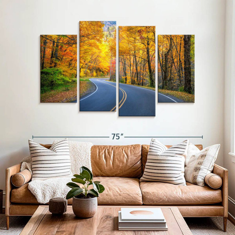 Paysage d'automne à Alvord Road, H 42 po x l 68 po