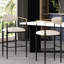 Counter Height (2) - Beige, Iron Legged For Kitchen Island Seating 2 Beige Upholstered With Legs Exact