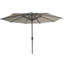 Parasol d'extérieur 9 'en aluminium pour patio