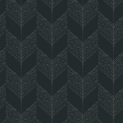 Organic Chevron 10' L x 24" W Wallpaper Roll