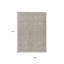 Tapis intérieur / extérieur lavable taupe et ivoire 5 pi x 8 pi