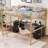 Full Size Metal Loft Bed With Desk, Drawers And Bedside Tray, Charging Station, USB And Socket
