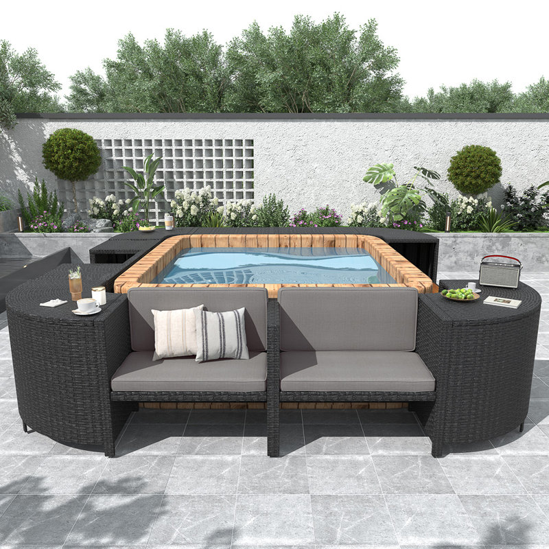 Lamprou 105.5'' Wide, Gray