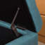 Rangement bleu sarcelle avec revêtement en tissu - Rehaussez votre pièce Améliorez l'apparence-1061961854