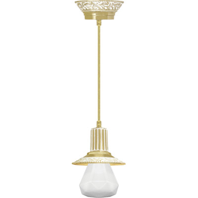 Fogg 1 - Light Gold LED Bell Pendant