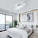 LED 4-Light Flush Mount Ceiling Light