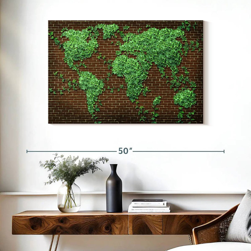 Carte du monde Aliaz Evergreen, H 26 po x l 39 po