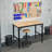 48" Heavy-Duty Adjustable Workbench for Garage, Rubber Wood Shop Table W/Rubber Pads, Hardwood Workstation Weight Capacity over 2000 Lbs