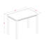 Ensemble de comptoir de cuisine 3 pièces pour petits espaces comprenant une table de salle à manger rectangulaire et 2 chaises, noir et cerise-20945871-46218508