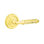 Round Privacy (Bed & Bath) Door Lever with Round Rosette