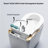 Contemporary Smart Toilet With Bidet Function, Auto Flush System, Automatic Lid Open/Close, Heated Seat Customizable Warmth, Warm Water Wash, Air Dry, Foam , Foot Sensor, Comfort Height Bidet, Flush,-129628779