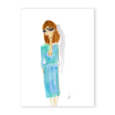 'The Actress' Framed Print Wall Art