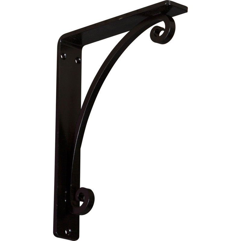 Support en fer forgé Legacy, 1,5 po x 10 po