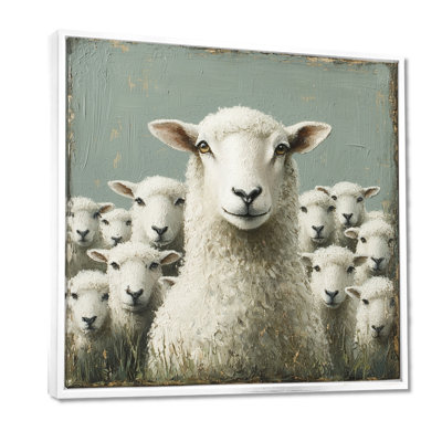 Portrait de famille des moutons, Despres Minimalisme