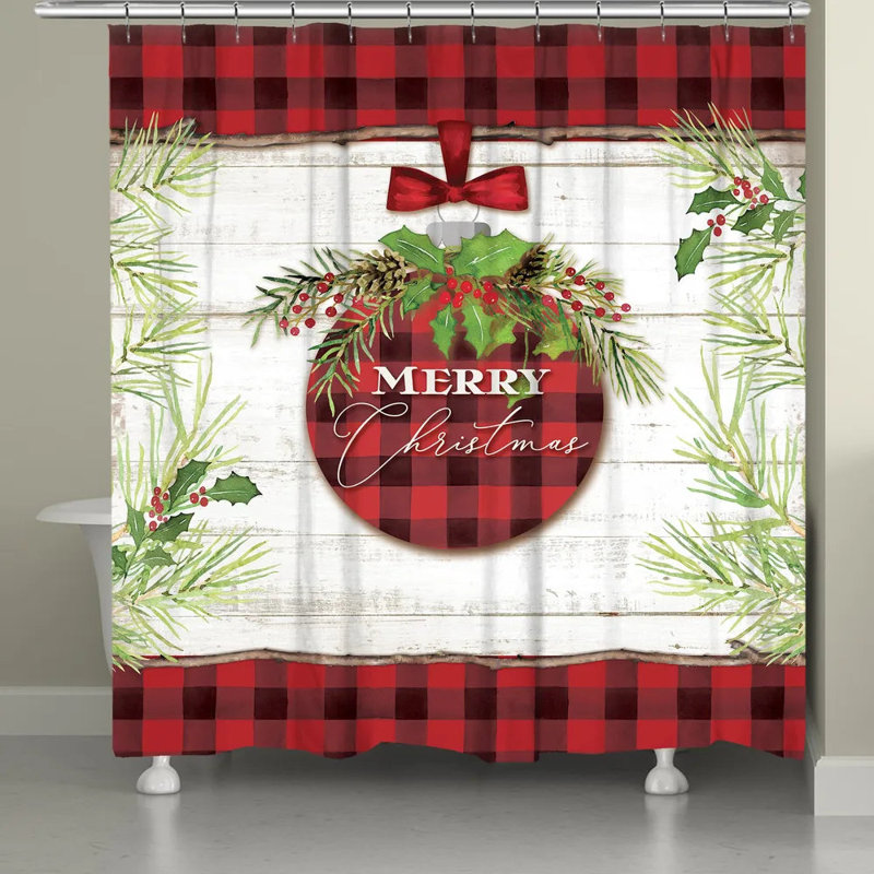 Rideau de douche Christmas