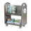 Chariot à livres ECR4Kids avec minuterie à compte à rebours et rangement, meubles pour enfants