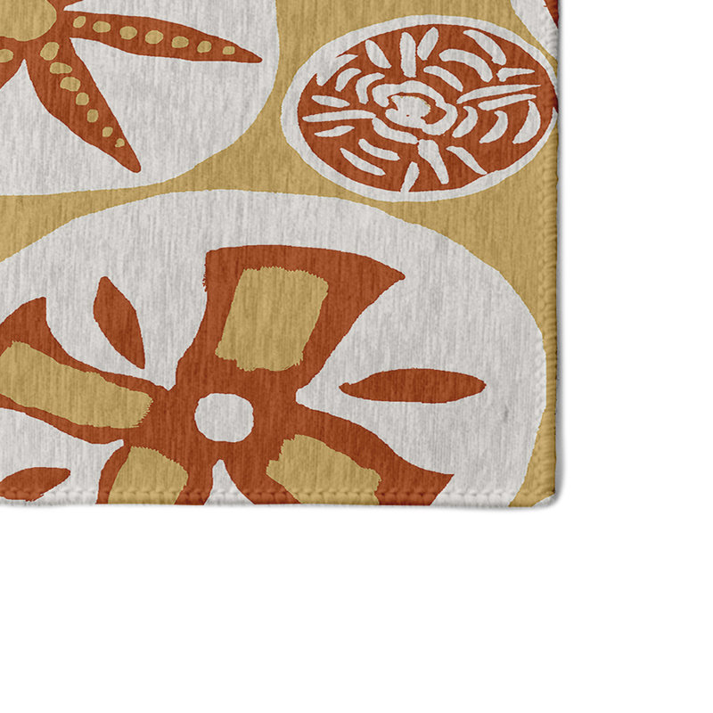 Alcesta Chenille Toile Indoor Rug, Rectangle 2' x 3'