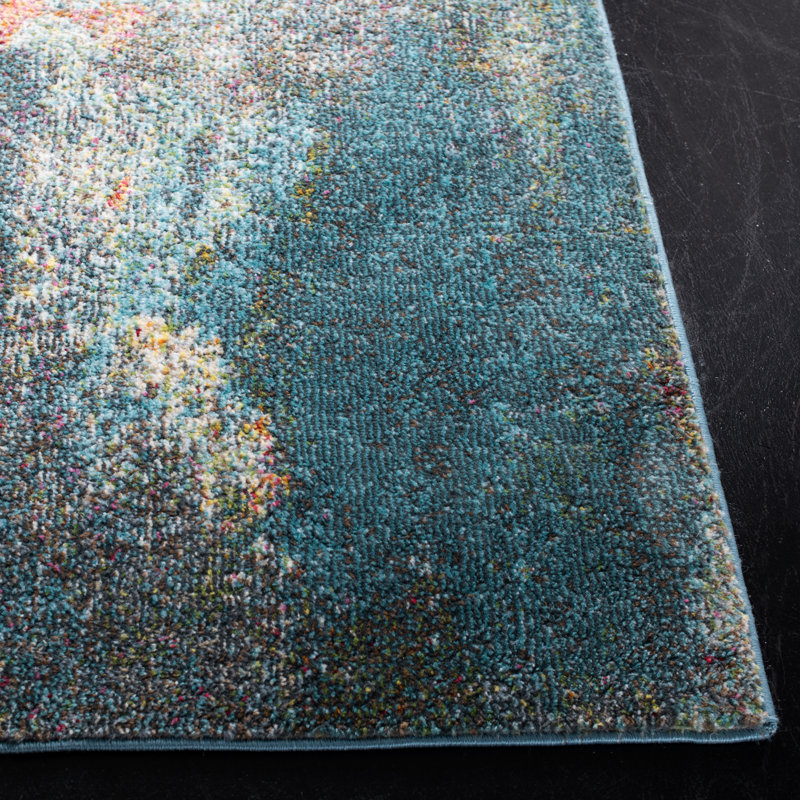 Marques Performance Abstract Rug, Rectangle 5'3" x 7'7"