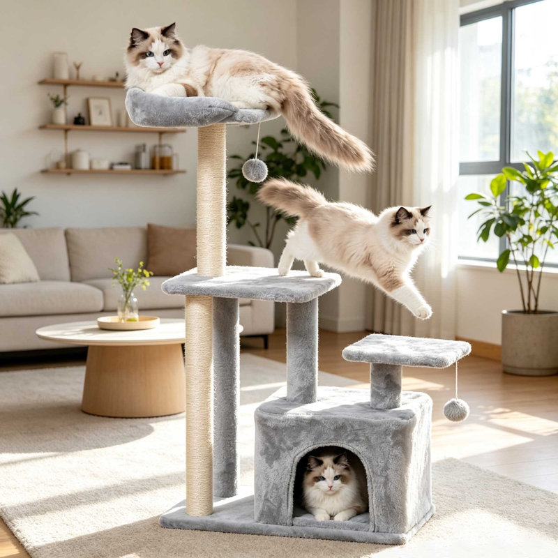 114 cm H Cat Tree / Condo