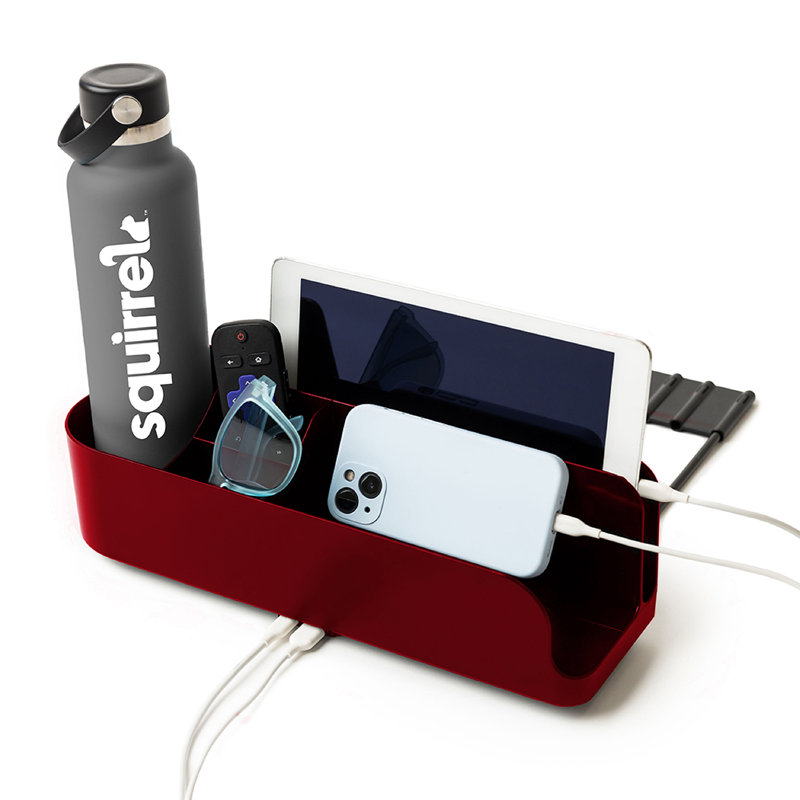 Bedside Caddy, Crimson/Red