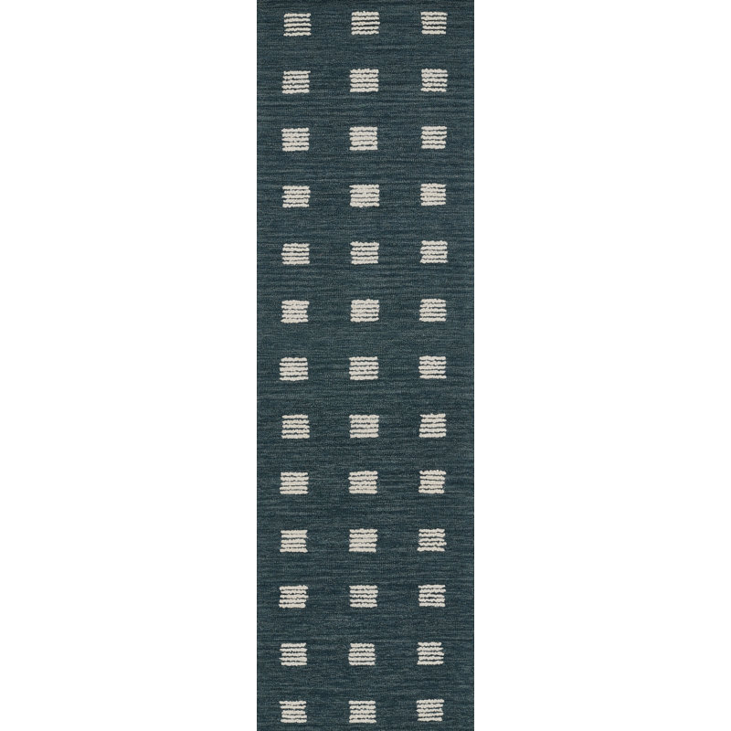 Tapis en laine Corinth, Tapis de couloir 2 pi 3 po x 8 pi