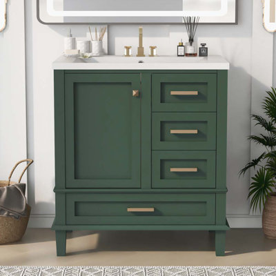 Meuble-lavabo simple 30,11 avec comptoir