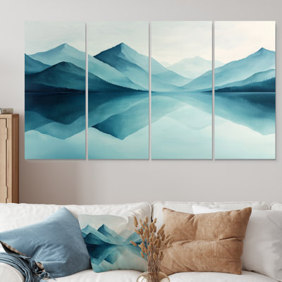Refletions de montagne lac II - Art mural - Art mural traditionnel