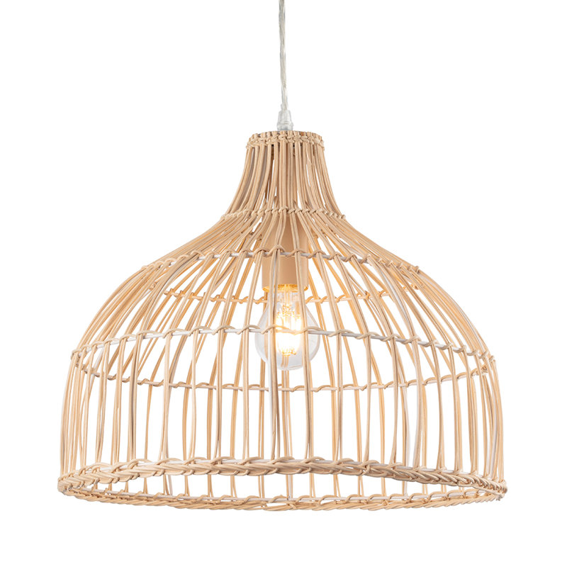 1 - Light Beige Dome Pendant