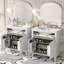Ensemble de meuble-lavabo gris 60 po-1833123468