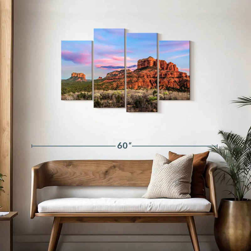 Sedona Rock Formations, H 27 po x l 43 po
