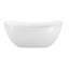 Baignoire de trempage autoportante en acrylique 66,14 po x 29,13 po Farreli
