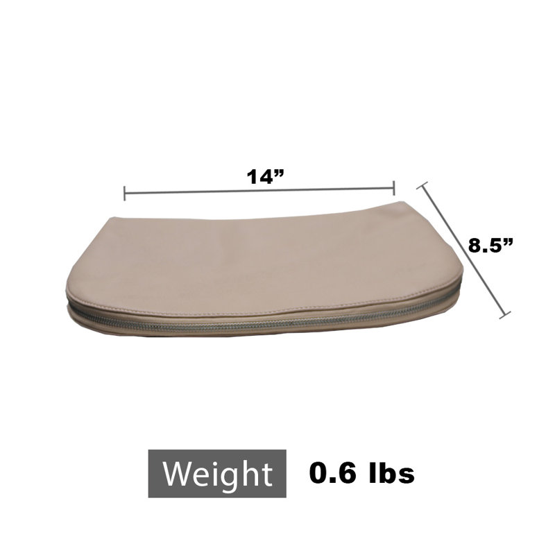 Leather Toiletry Bag- Light Pink