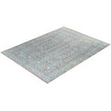 Overdyed One-of-a-Kind 8' 10" X 11' 10" Hand Knotted Area Rug