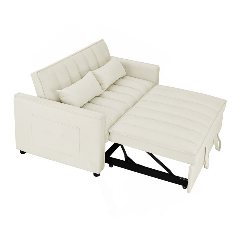 Versatile Convertible Sofa Bed with Pull-Out Feature for Living Room