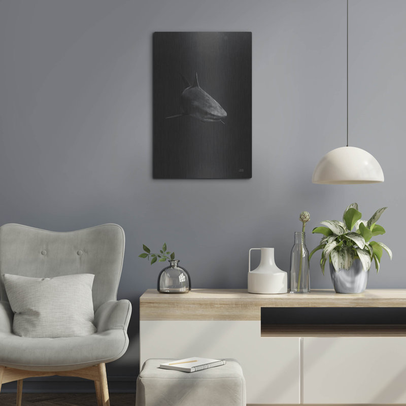  «In The Profonds» par Max Blakesberg Studios, art mural en métal, 16 po x 24 po, H 24 po x l 16 po