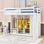 Lit mezzanine avec garde-robe, tablettes et armoire-948970014-948970012