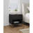 Dumbo 20" Fluted Nightstand In Black (1-Drawer)-1077747511