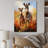 Zèbre impressionniste, zèbres II sur toile-92008970