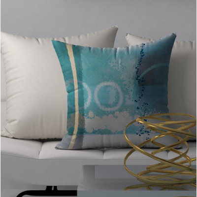 Abstract Reversible Throw Pillow