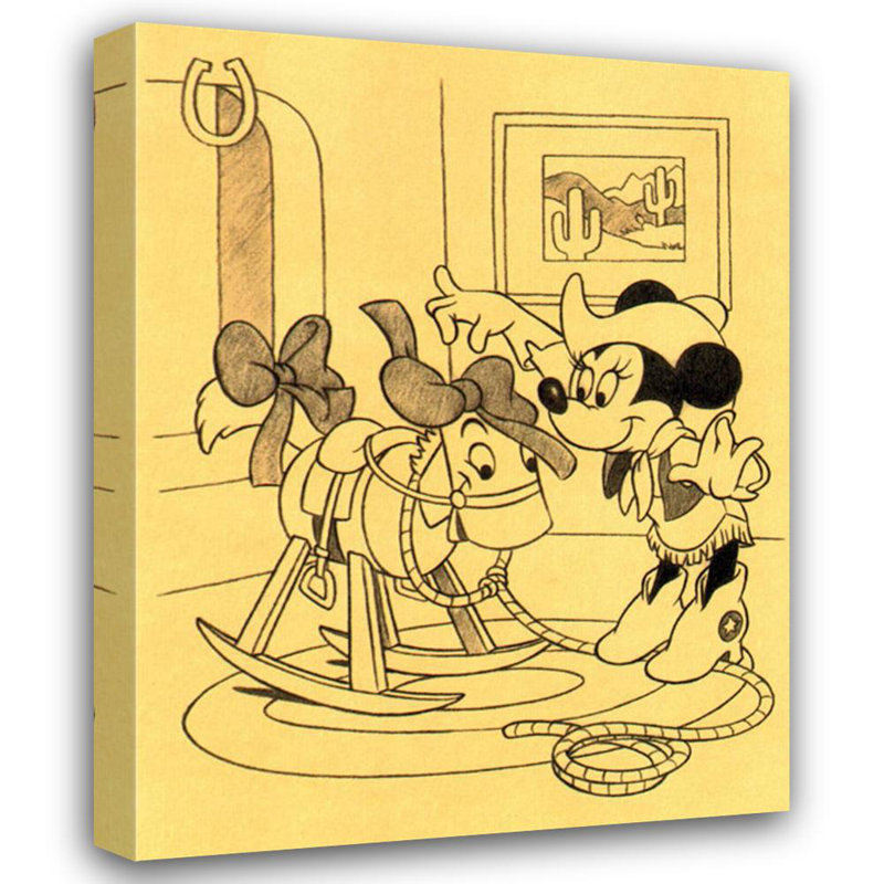 Minnie's Hobby Horse, H 24 po x l 19 po