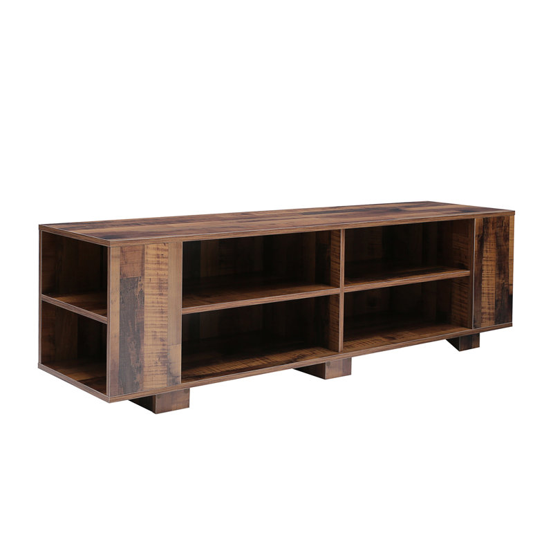 Meuble télé Cedarville pour téléviseur de 65 po ou moins, Brun