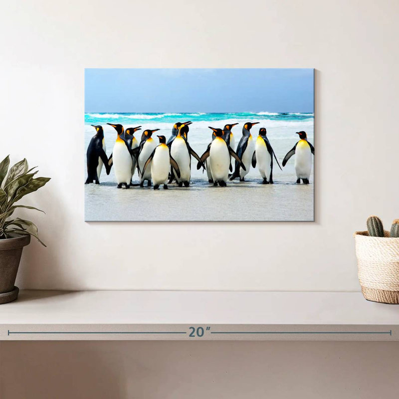 Crowle Penguins aux îles Falkland, H 8 po x l 12 po