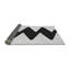 Tapis noir/gris à motifs Hoy-1184044817