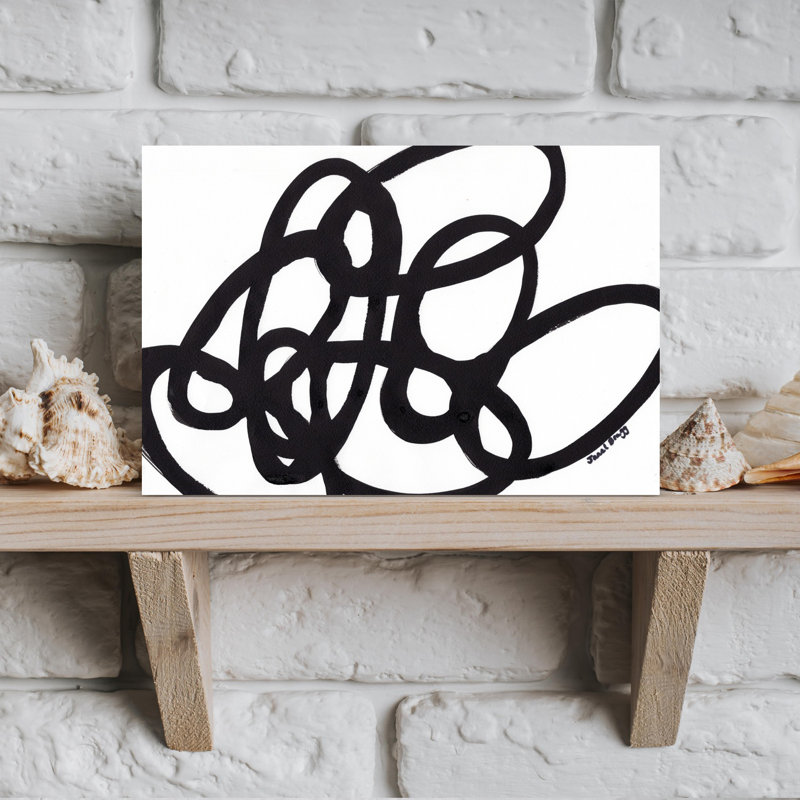 Art contemporain contemporain abstrait, H 12 po x l 18 po