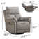 Hawn 33.5'' Wide Modern and Super Soft Swivel and Rocker Manual Recliner Chair